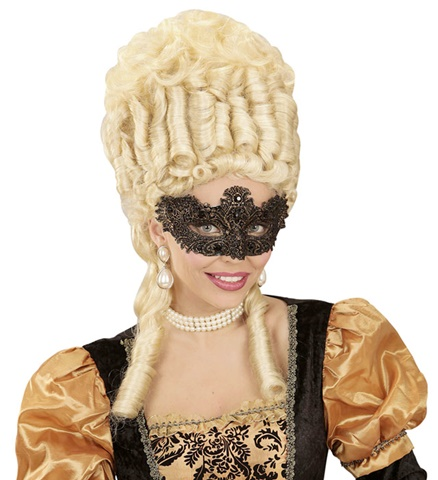 Masque de noble en dentelle et gemmes 4