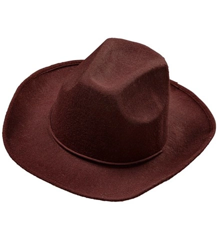 Chapeau de cowboy brun 3