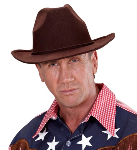 Chapeau de cowboy brun 5