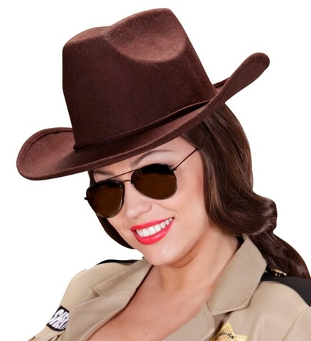 Chapeau de cowboy brun 7