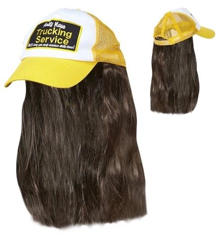 Casquette de routier avec cheveux 2