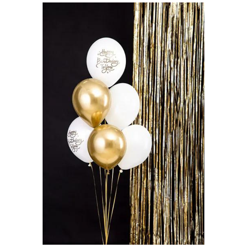 Ballons latex 30 cm anniversaire 