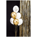 Ballons latex 30 cm anniversaire 