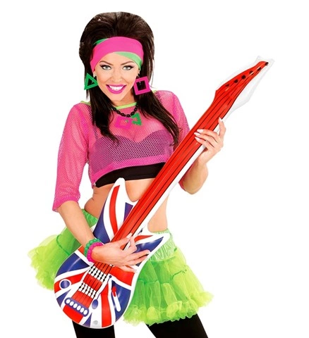 Guitare gonflable drapeau britannique 105 cm 2