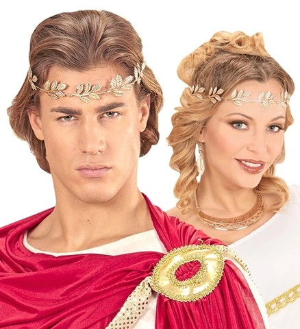 Couronne de laurier en métal doré 2