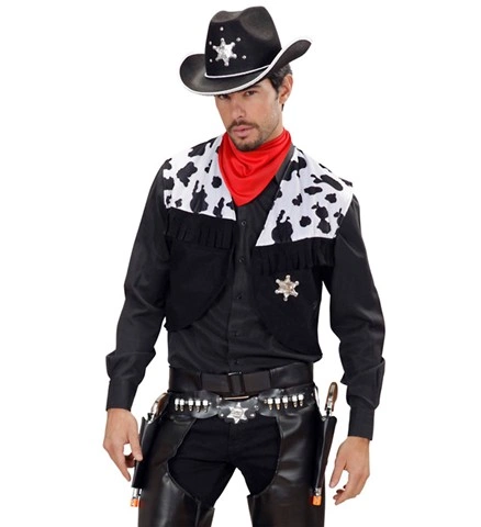 Double holster cowboy deluxe noir 2