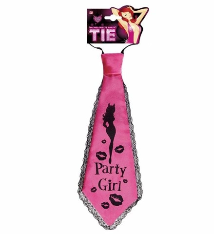 Cravate rose Party Girl 2