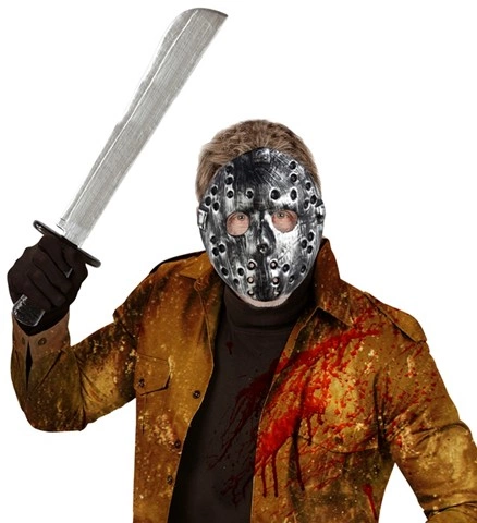 Set masque et machette de tueur 2
