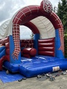 Château gonflable  Spiderman couvert