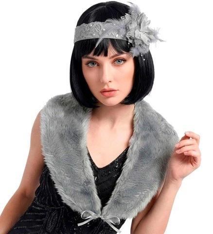 Set d'accessoires années 20 gris 2