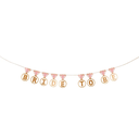 Guirlande "Bride to be" bagues 2,5m
