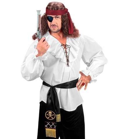 Ceinture de pirate décorée en satin 2