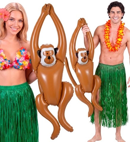Singe gonflable suspendu, 90 cm 2