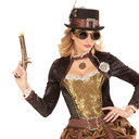 Lunettes Steampunk Couleur Bronze