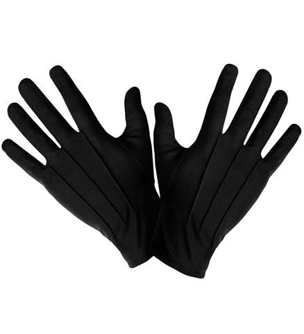 Gants courts noirs, 22 cm 2