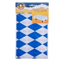 Nappe motif Bavarois bleu/blanc