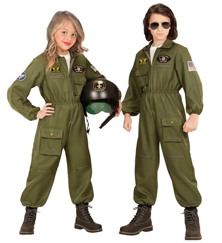Déguisement de pilote de chasse, combinaison 2
