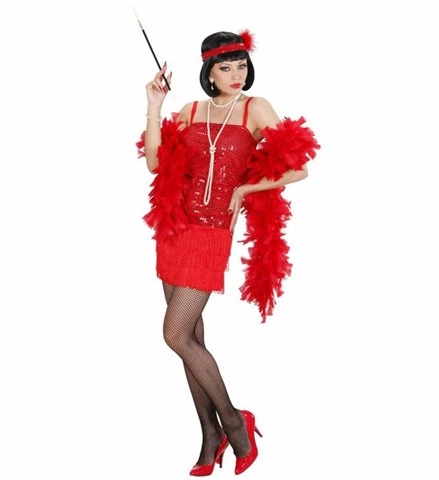 Déguisement Charleston rouge pour femme 2