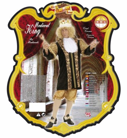 Déguisement de roi médiéval pour homme 2