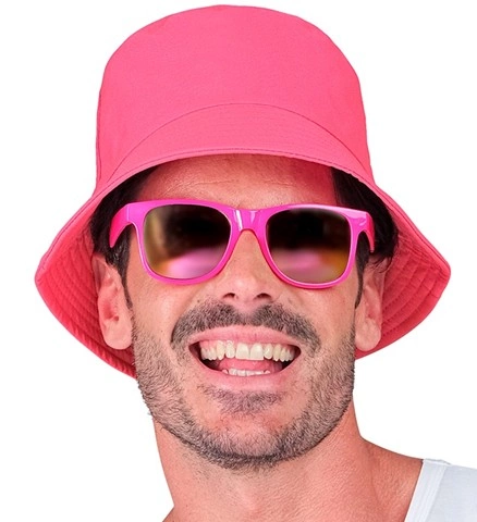 Chapeau bob rose fluo 4