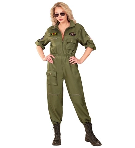 Déguisement de pilote de chasse pour femme 2
