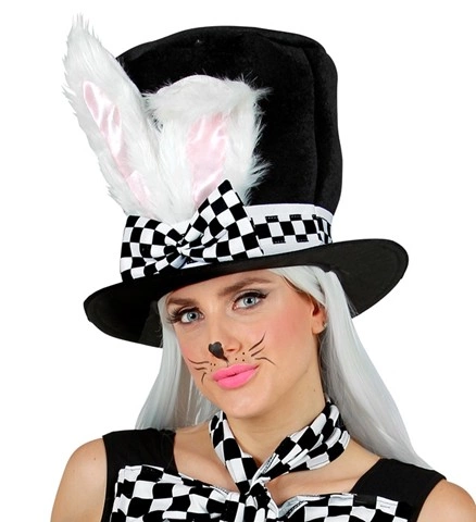 Chapeau haut de forme avec oreilles de lapin 3