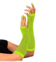 Gants filet résilles vert neon 