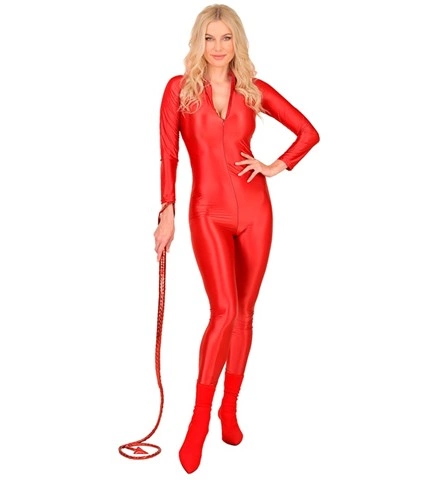 Fouet queue de diable rouge 180 cm 5