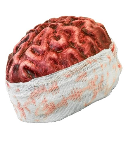 Chapeau cerveau ensanglanté 3