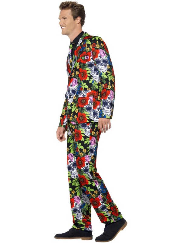 Déguisement homme costume 3 pièces jour des morts T.XL – vue 2