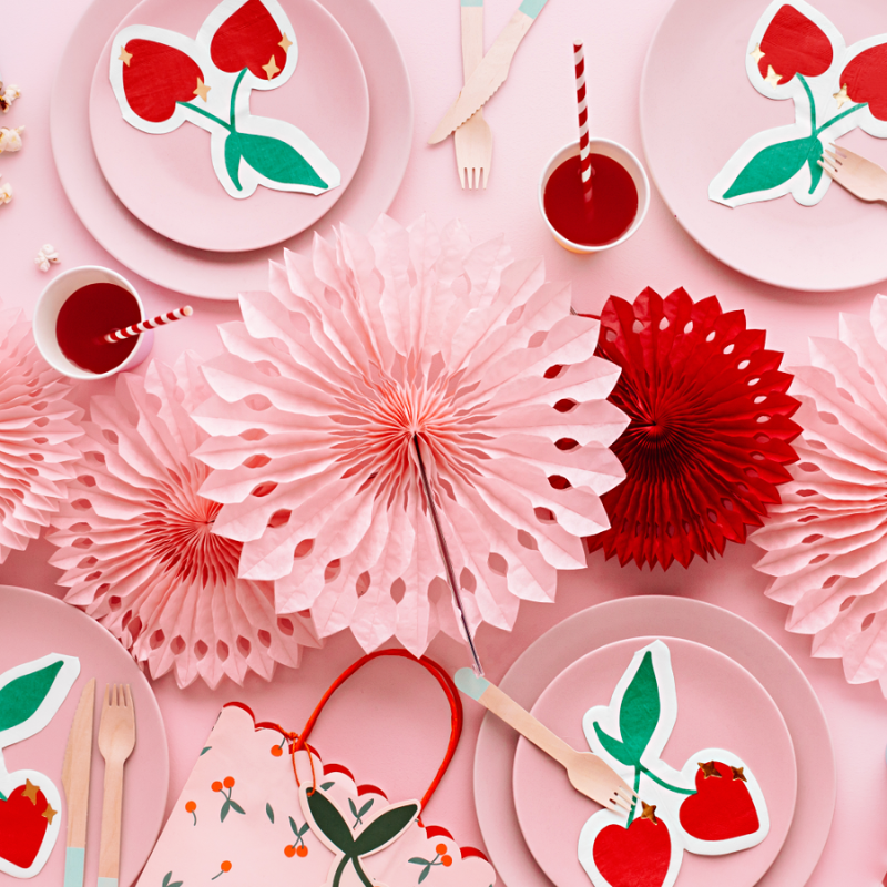 3 Rosaces en papier 