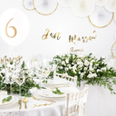Rosettes avec bordure or - Lot de 3 