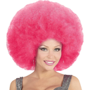 Perruque Afro couleur rose