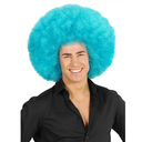 Perruque Afro couleur turquoise