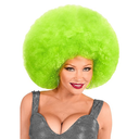 Perruque Afro couleur vert