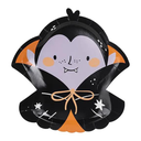 Assiettes Dracula, 23x25 cm, mélange (1 pqt. / 6 pc.)