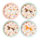 Assiettes chevaux - Lot de 6