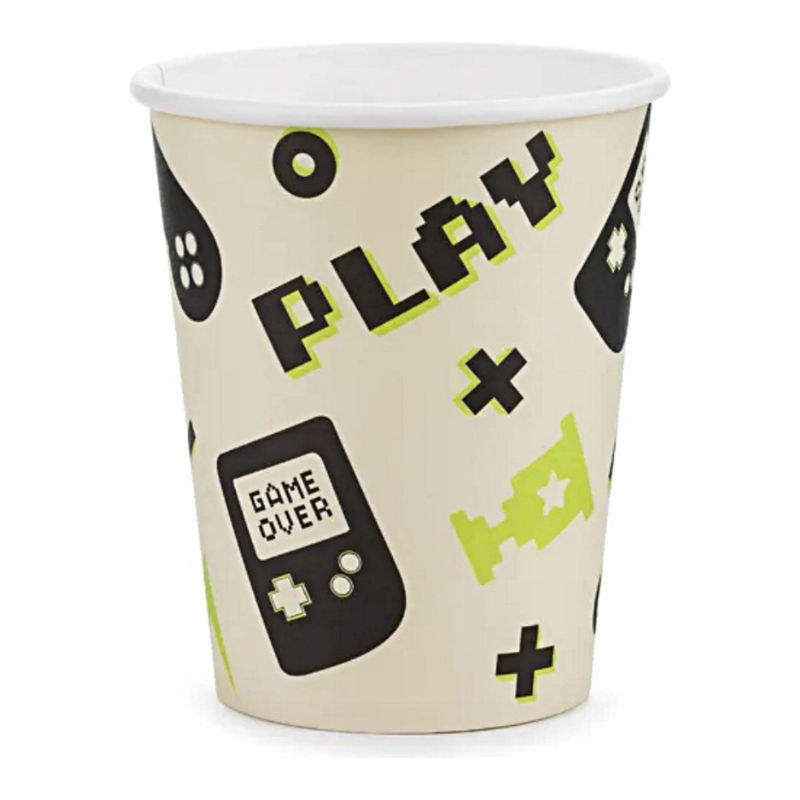 Gobelets "Gamer" 220 ml, paquet de 6
