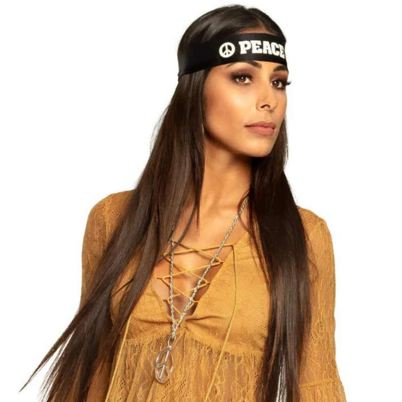 Set d'accessoires hippie "Peace" 