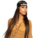 Set d'accessoires hippie "Peace" 