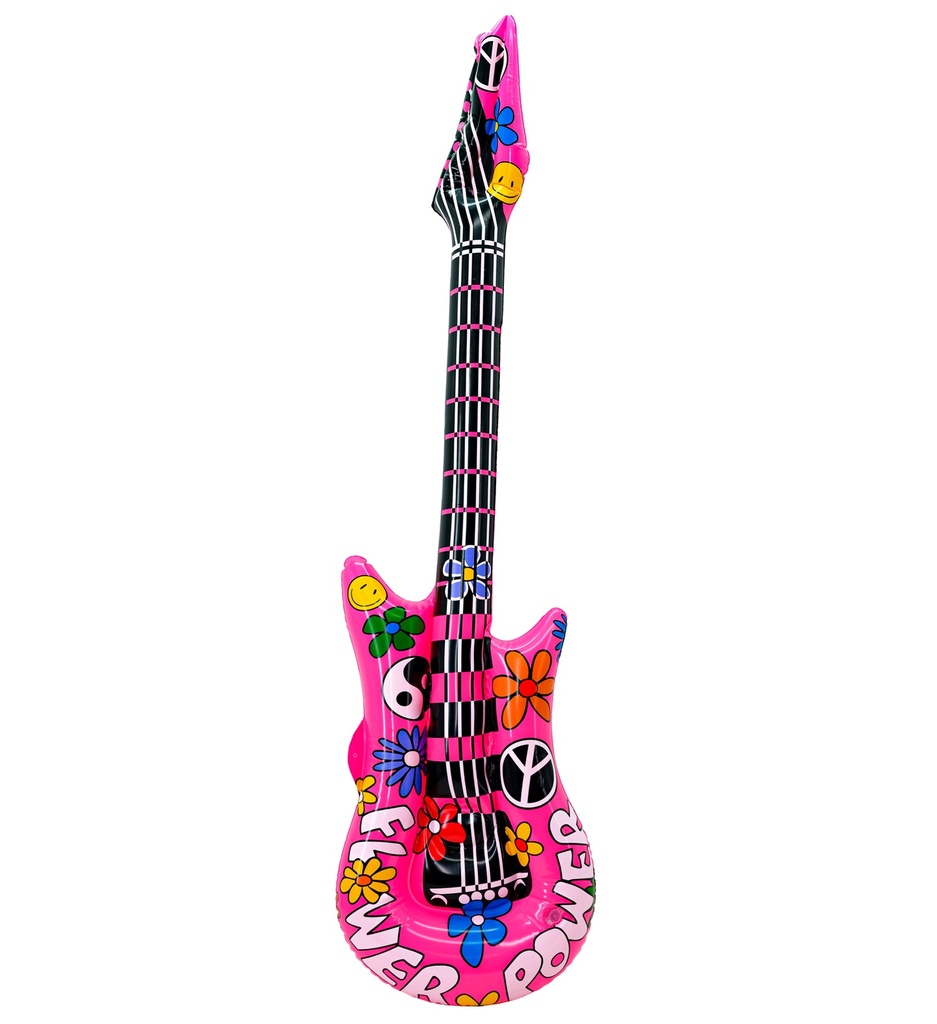 Guitare Hippie gonflé