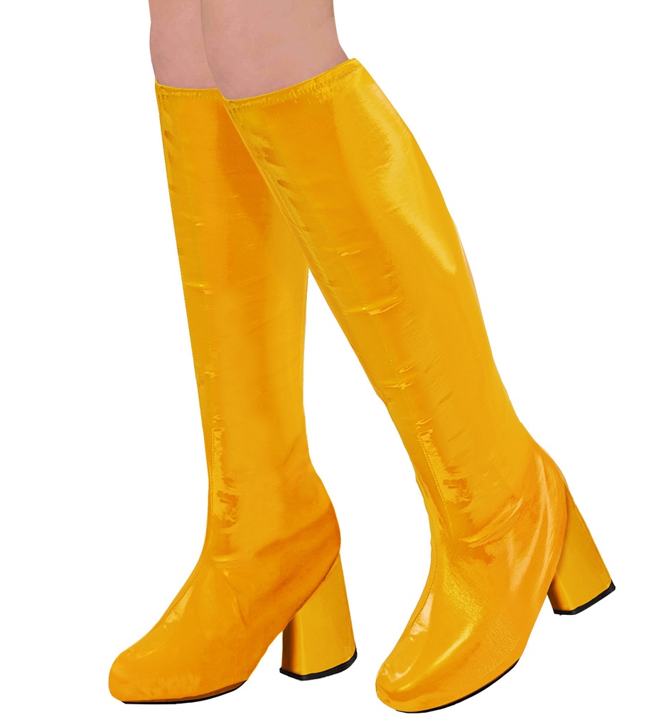 Paire de surbottes 70's jaune