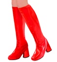 Paire de surbottes 70's rouge