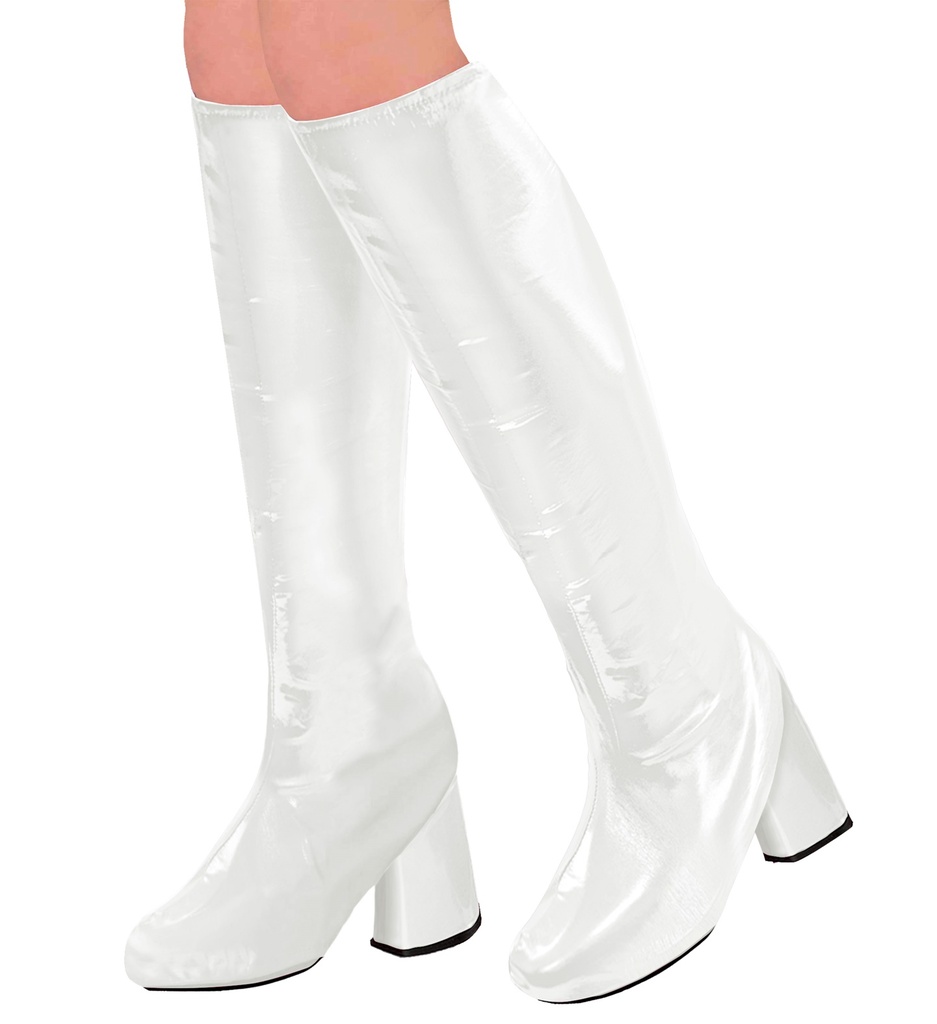 Paire de surbottes 70's blanc