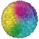 Ballon alu écailles de sirène multicolor