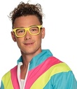 Lunettes Party fluo jaune