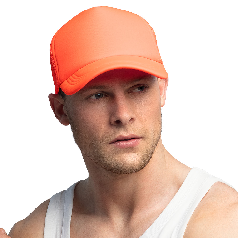 Casquette fluo orange