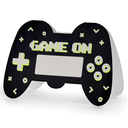 Invitations manette de jeux vidéos "Gamer", Lot de 6