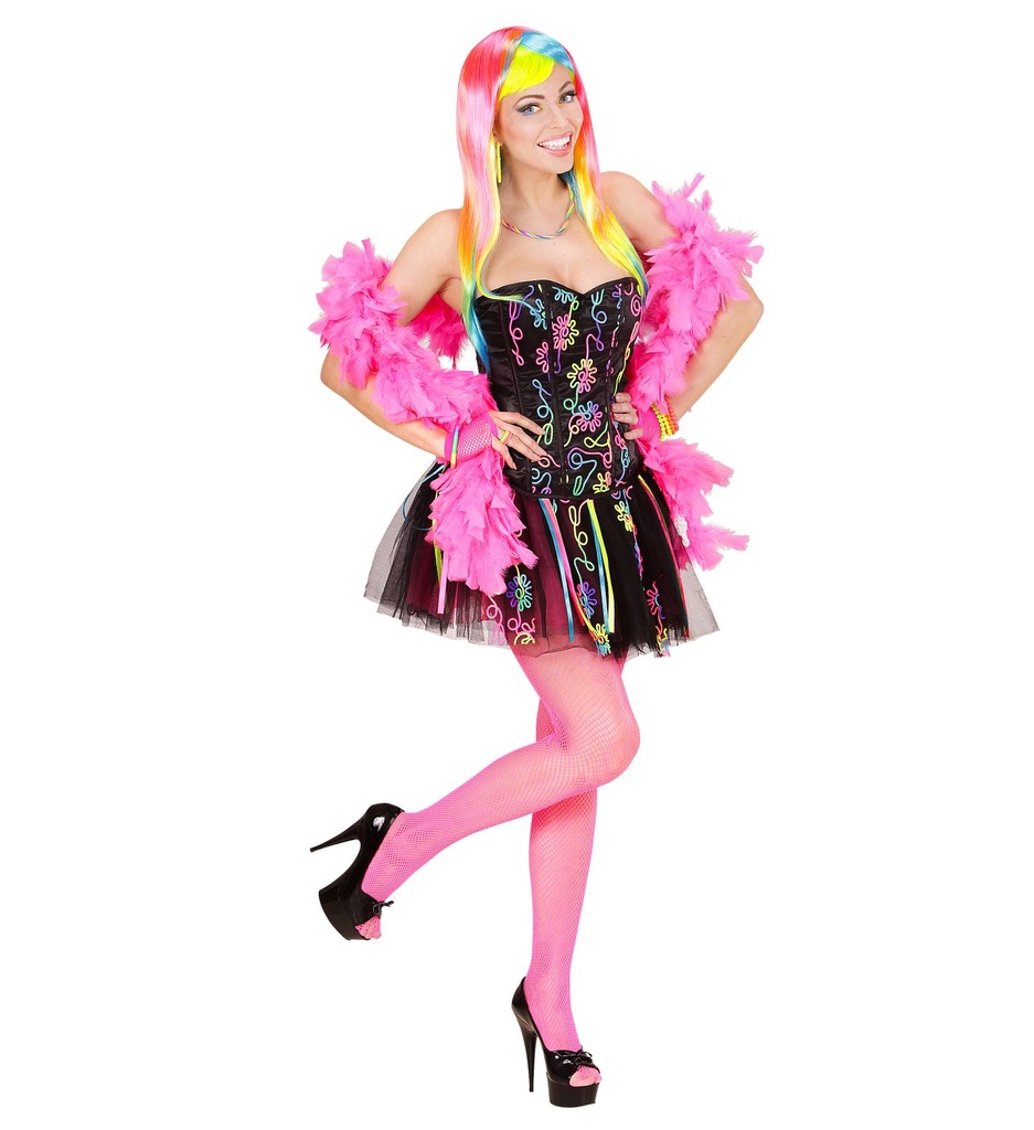 Déguisement femme Fantasy Girl fluo