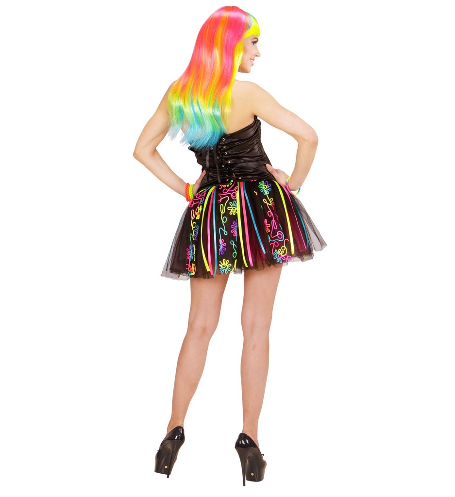 Déguisement femme Fantasy Girl fluo
